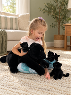 Puma Plush Mommy with 3 Babies