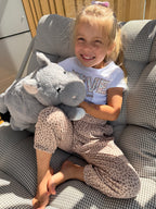 Hippo Plush Mommy with 4 Babies