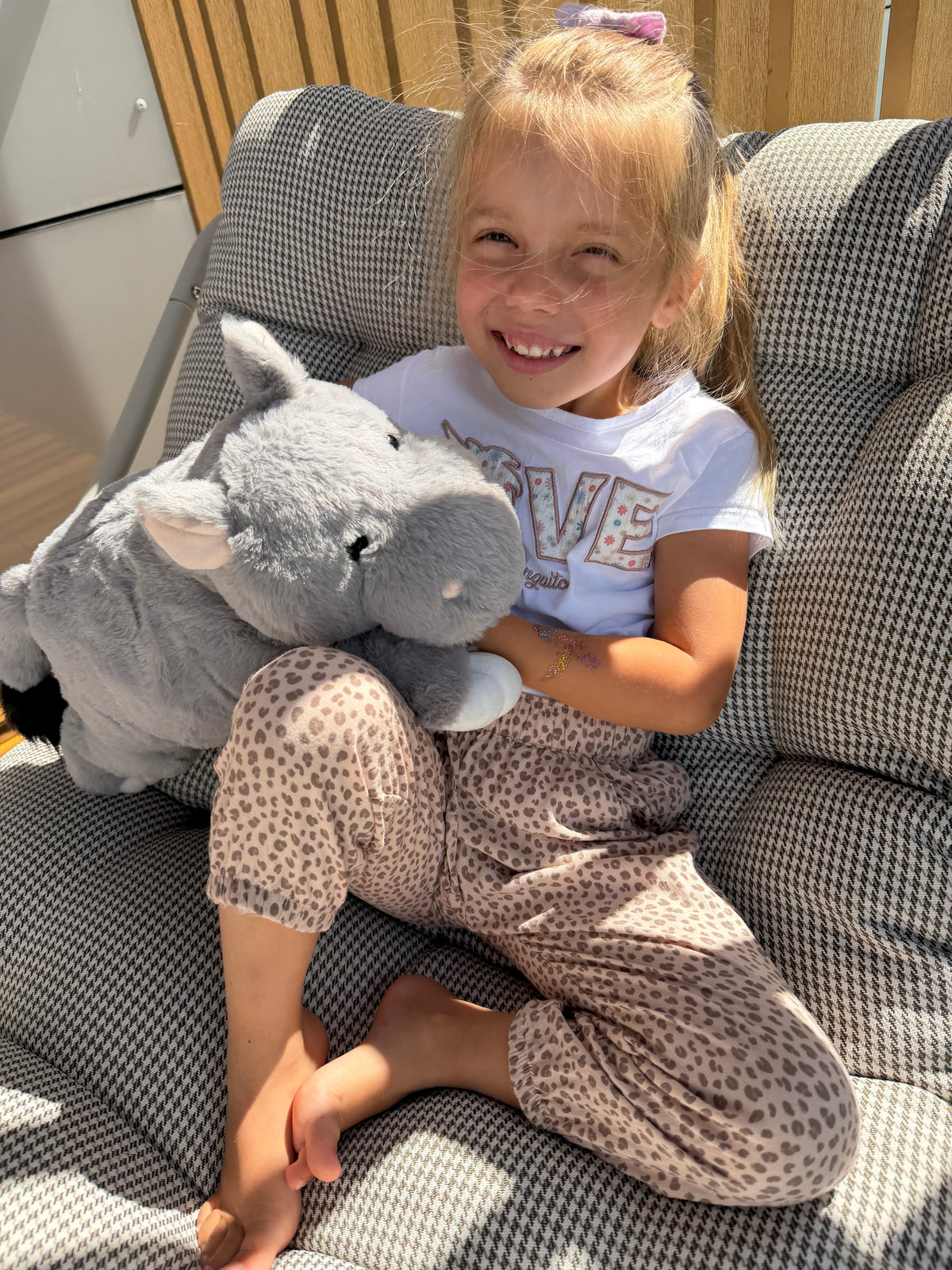 Hippo Plush Mommy with 4 Babies