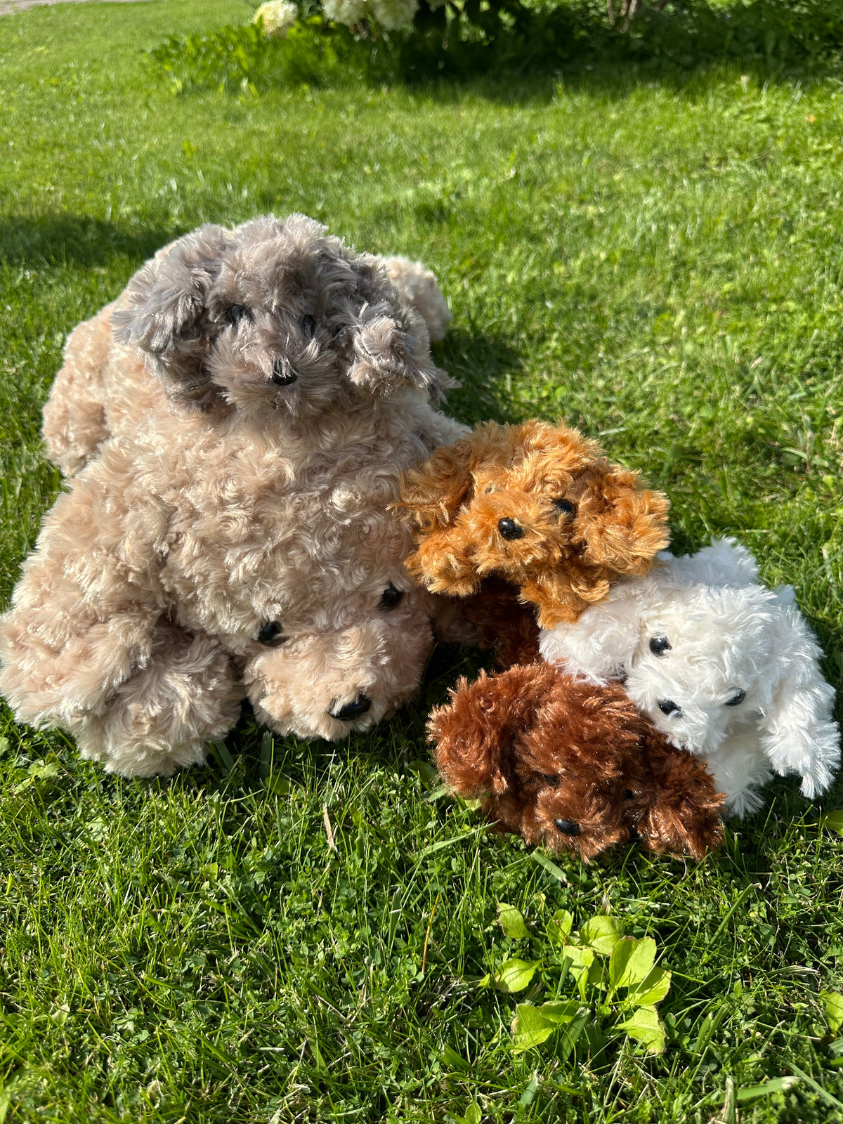 Puppy Plush Mommy with 4 Babies