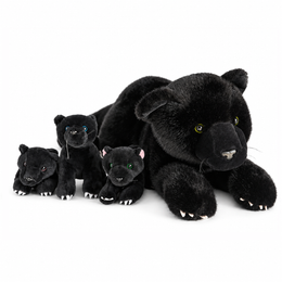 Puma Plush Mommy with 3 Babies