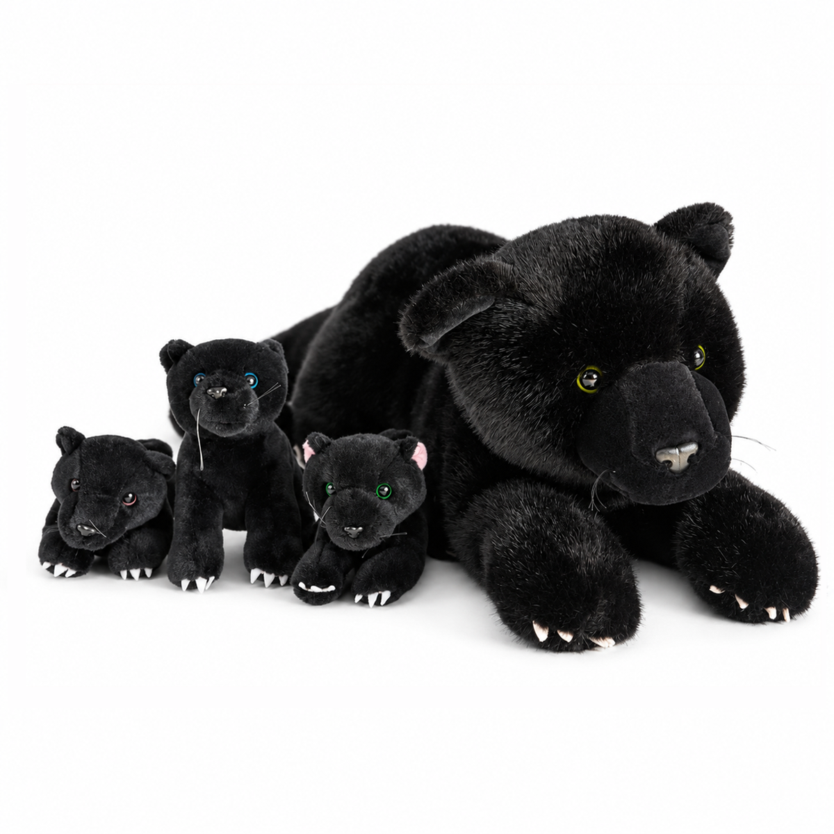 Puma Plush Mommy with 3 Babies